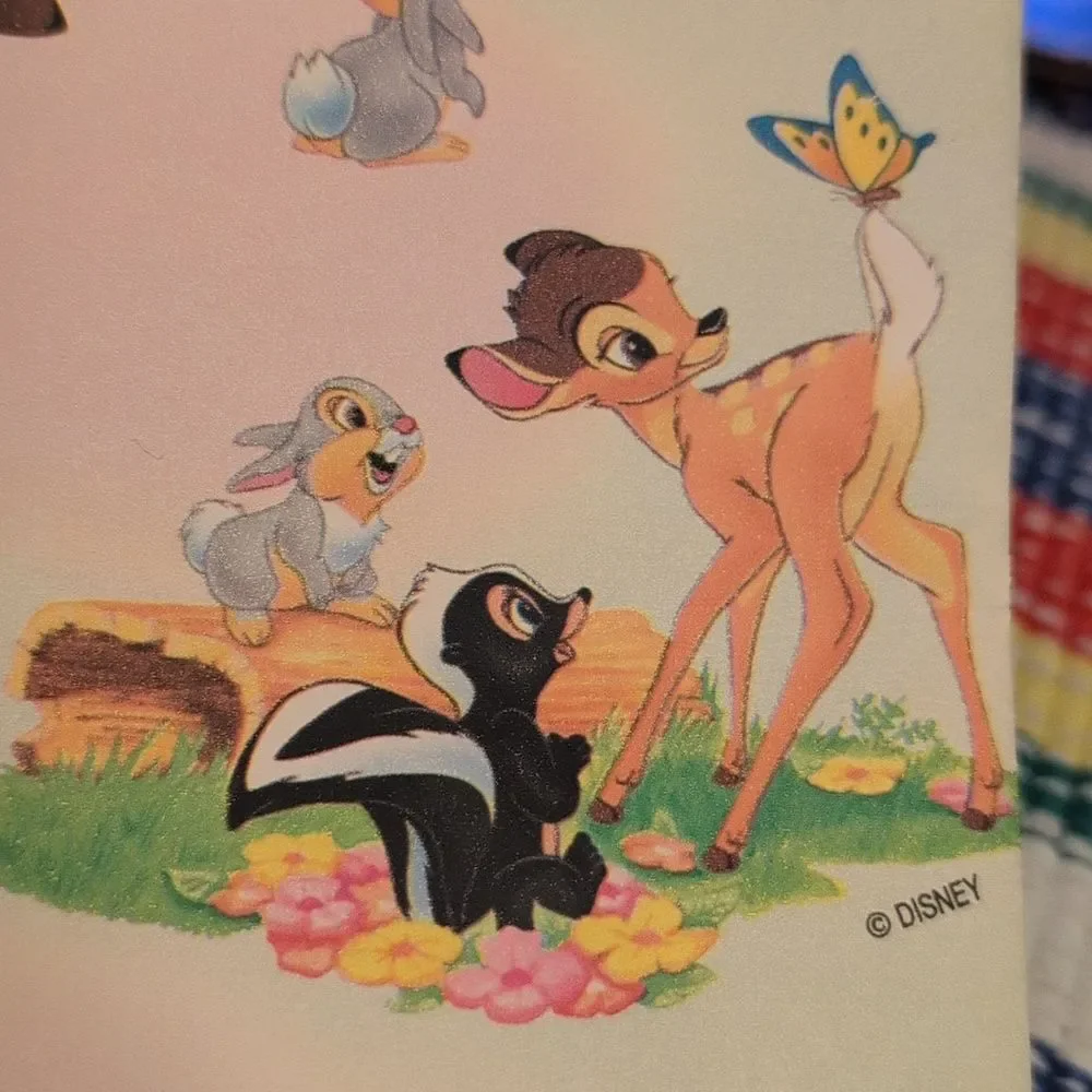 Disney Marvel Jim Hensen vintage 80s 90s character wrapping paper lot‎